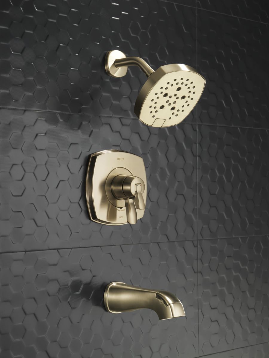 DELTA Stryke 17 Series Tub and Shower Only — Lumicoat® Champagne Bronze