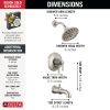 DELTA Broderick 17 Series Tub Shower Trim — Lumicoat® Stainless