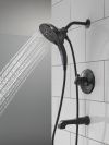 DELTA Tetra 17 Series Tub Shower Trim — Matte Black