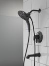 DELTA Tetra 17 Series Tub Shower Trim — Matte Black