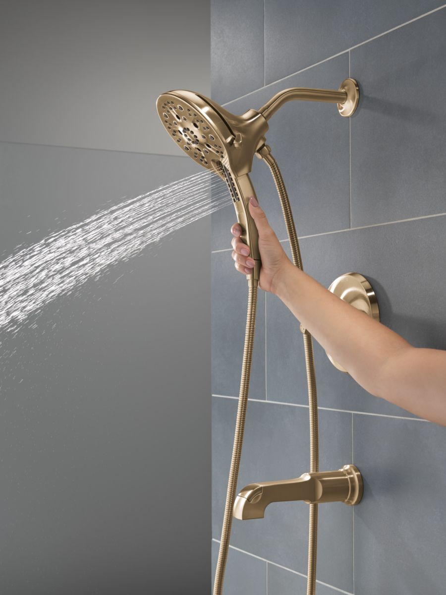 DELTA Tetra 17 Series Tub Shower Trim — Lumicoat® Champagne Bronze