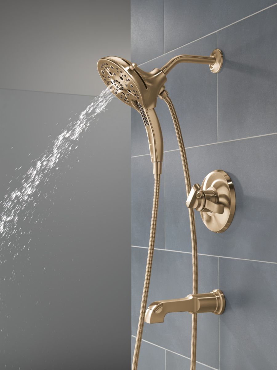 DELTA Tetra 17 Series Tub Shower Trim — Lumicoat® Champagne Bronze