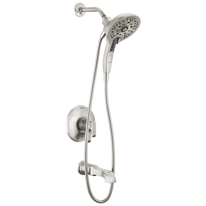 DELTA Tetra 17 Series Tub Shower Trim — Lumicoat® Stainless