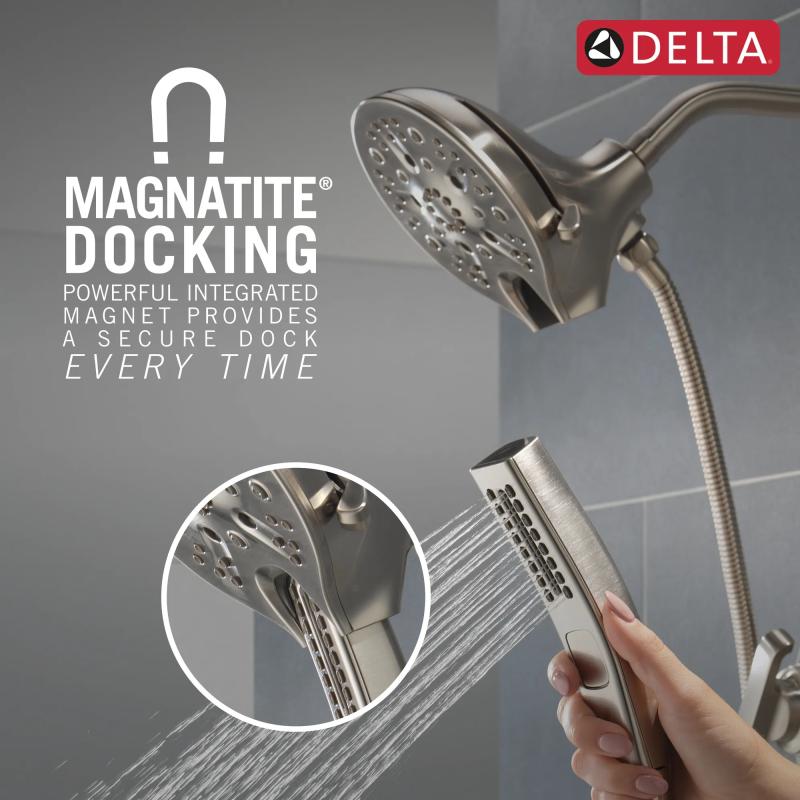 DELTA Tetra 17 Series Tub Shower Trim — Lumicoat® Stainless