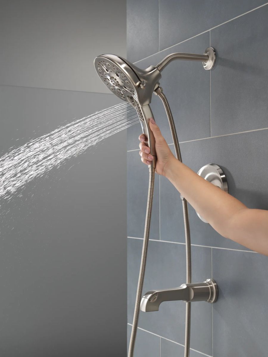 DELTA Tetra 17 Series Tub Shower Trim — Lumicoat® Stainless