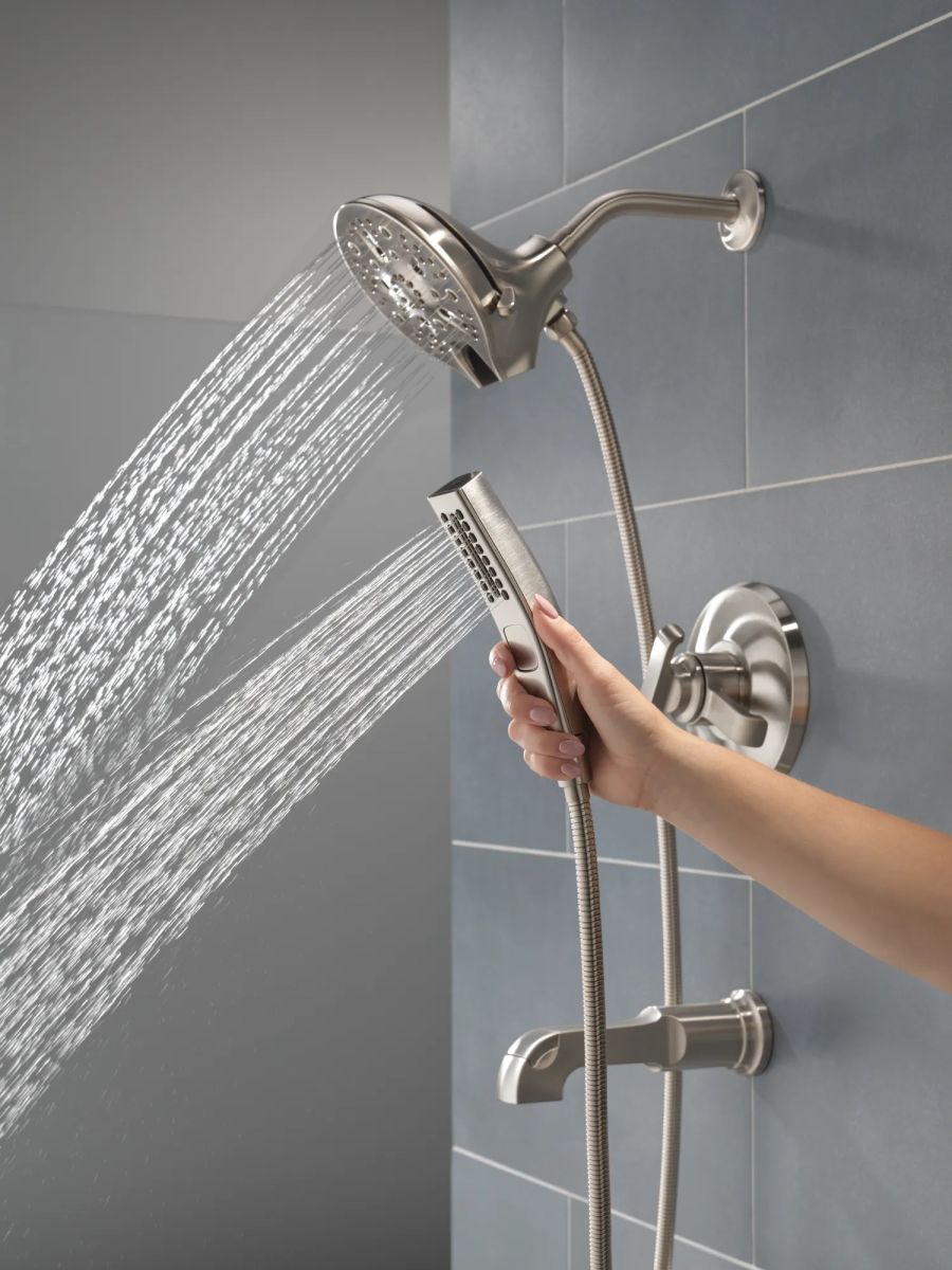 DELTA Tetra 17 Series Tub Shower Trim — Lumicoat® Stainless