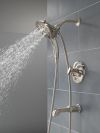 DELTA Tetra 17 Series Tub Shower Trim — Lumicoat® Stainless