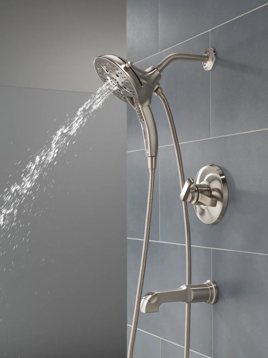 DELTA Tetra 17 Series Tub Shower Trim — Lumicoat® Stainless