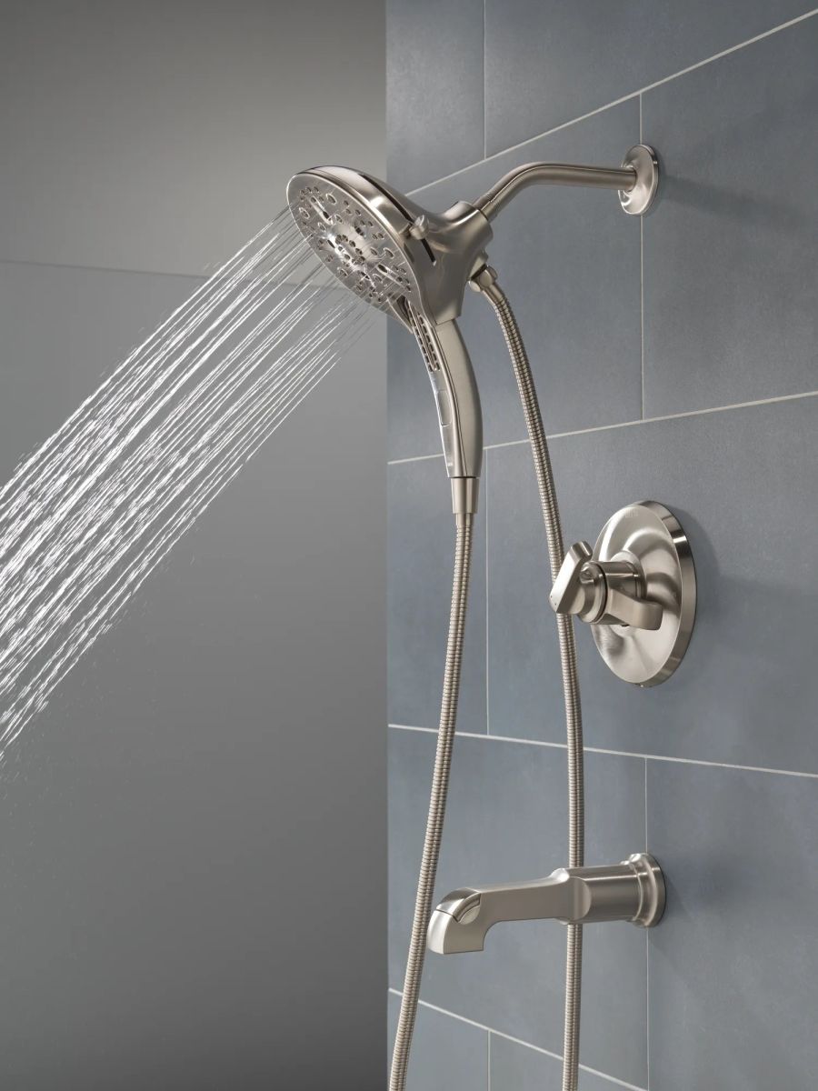 DELTA Tetra 17 Series Tub Shower Trim — Lumicoat® Stainless