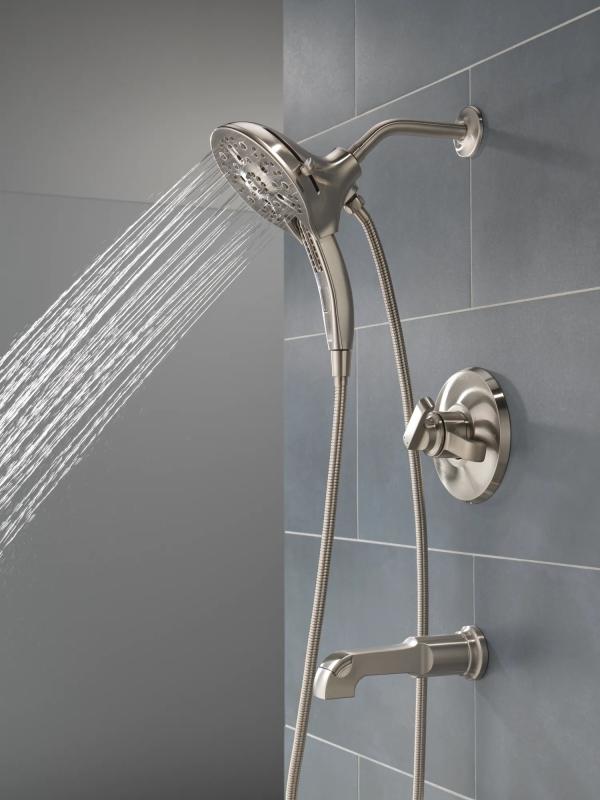 DELTA Tetra 17 Series Tub Shower Trim — Lumicoat® Stainless