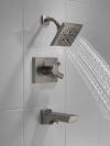 DELTA Pivotal Monitor 17 Series H2OKINETIC Tub and Shower Trim — Lumicoat® Black Stainless