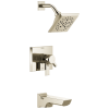 DELTA Pivotal Monitor 17 Series H2OKINETIC Tub and Shower Trim — Lumicoat® Polished Nickel