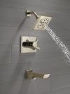 DELTA Pivotal Monitor 17 Series H2OKINETIC Tub and Shower Trim — Lumicoat® Polished Nickel