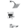 DELTA Pivotal Monitor 17 Series H2OKINETIC Tub and Shower Trim — Lumicoat® Chrome