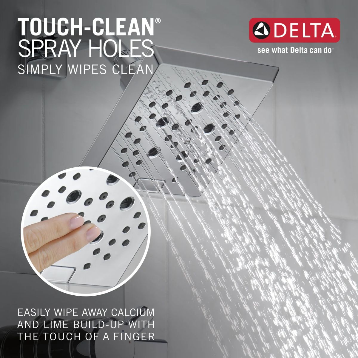 DELTA Pivotal Monitor 17 Series H2OKINETIC Tub and Shower Trim — Lumicoat® Chrome