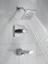 DELTA Pivotal Monitor 17 Series H2OKINETIC Tub and Shower Trim — Lumicoat® Chrome