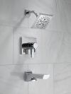 DELTA Pivotal Monitor 17 Series H2OKINETIC Tub and Shower Trim — Lumicoat® Chrome