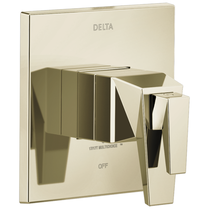 DELTA Trillian TempAssure 17T Series Valve Only Trim — Lumicoat® Polished Nickel