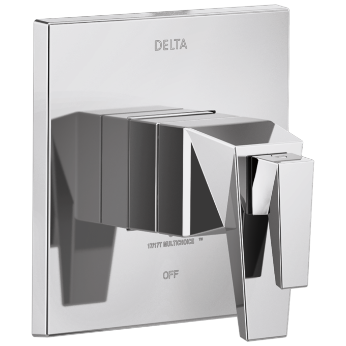 DELTA Trillian TempAssure 17T Series Valve Only Trim — Lumicoat® Chrome