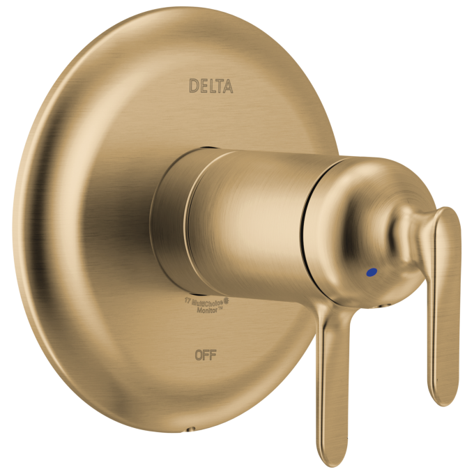 DELTA Bonacci 17T Series Valve Only Trim — Lumicoat® Champagne Bronze