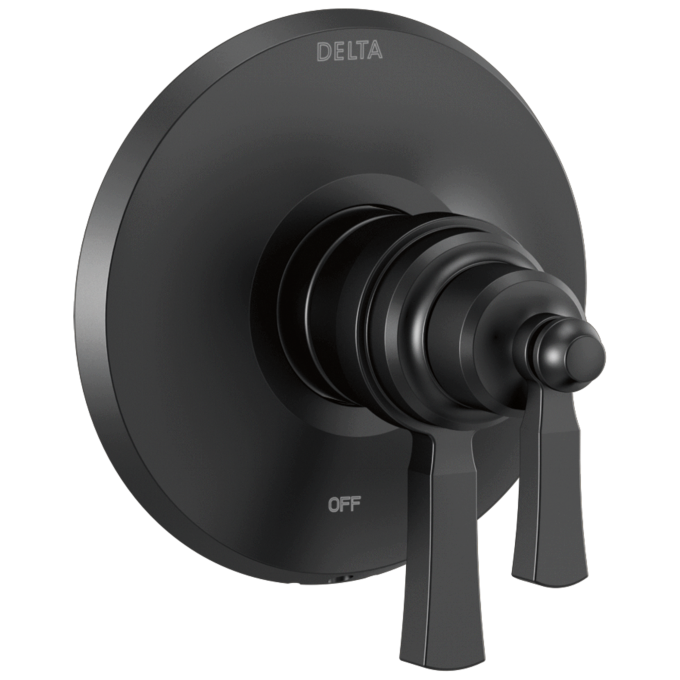 DELTA Dorval TempAssure 17T Series Valve Only Trim — Matte Black