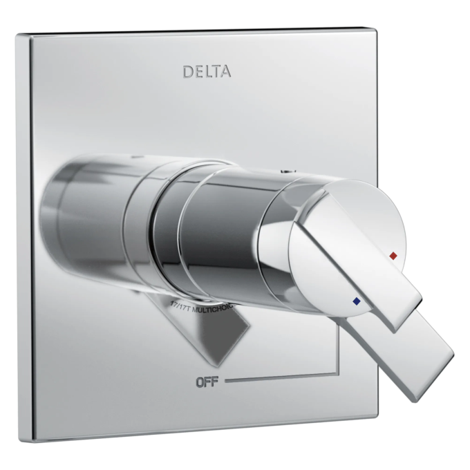 DELTA Ara TempAssure 17T Series Valve Only Trim — Chrome