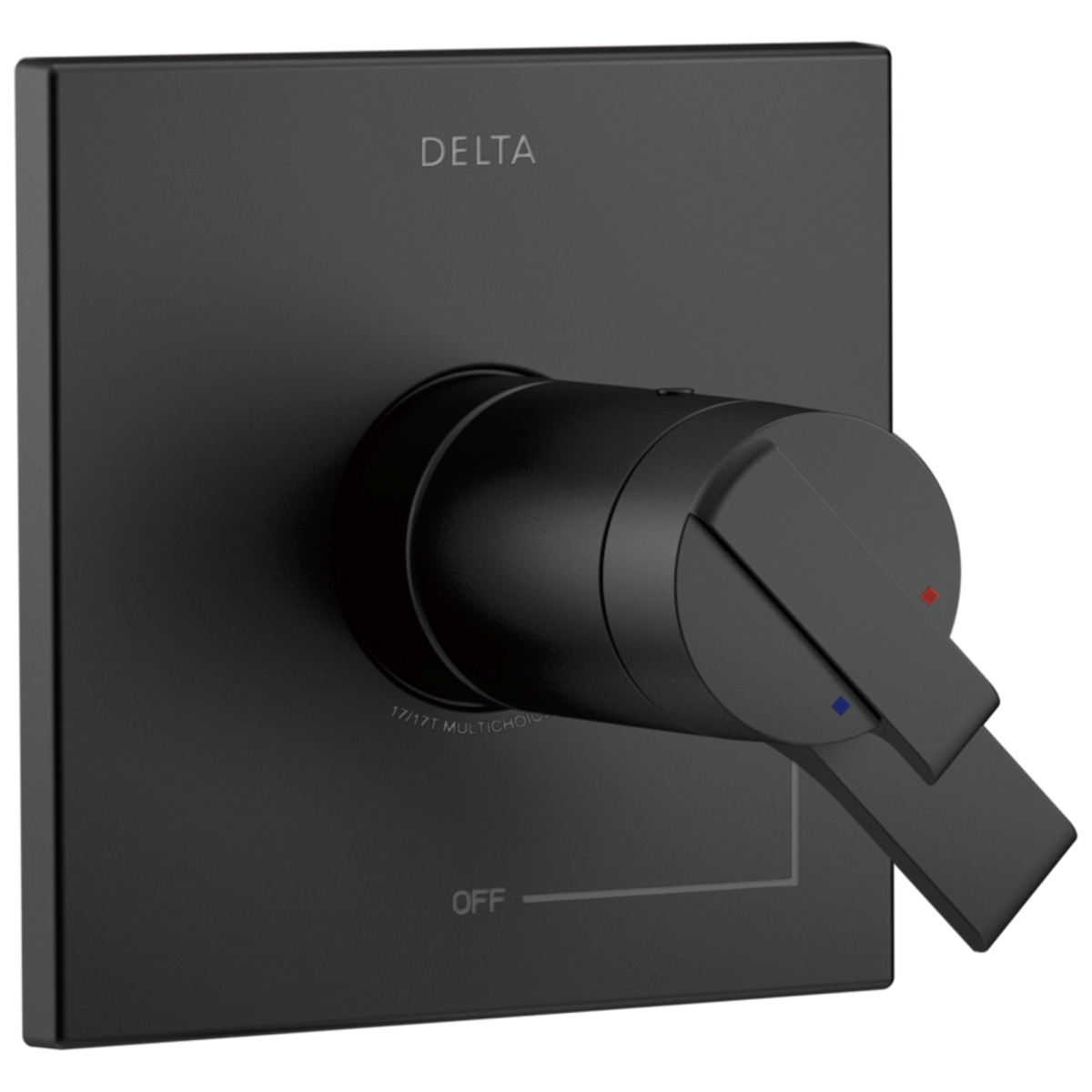 DELTA Ara TempAssure 17T Series Valve Only Trim — Matte Black