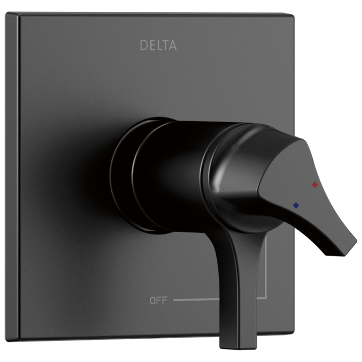 DELTA Zura TempAssure 17T Series Valve Only Trim — Matte Black