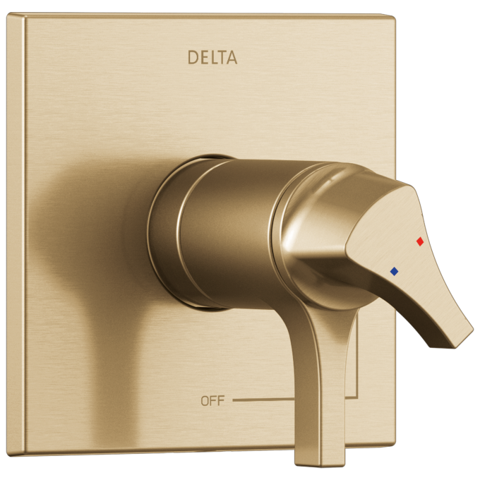 DELTA Zura TempAssure 17T Series Valve Only Trim — Champagne Bronze