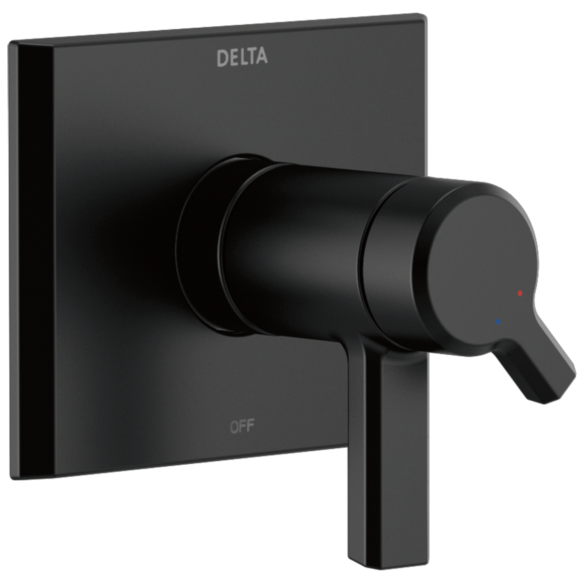 DELTA Pivotal TempAssure 17T Series Valve Only Trim — Matte Black