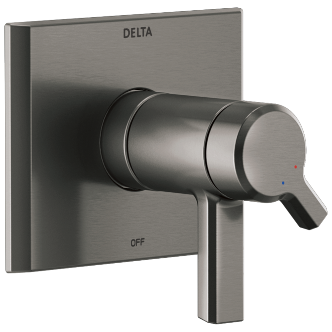 DELTA Pivotal TempAssure 17T Series Valve Only Trim — Lumicoat® Black Stainless