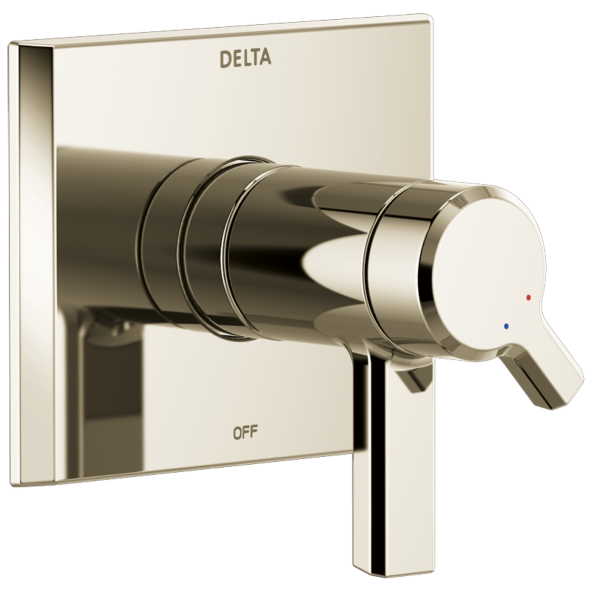 DELTA Pivotal TempAssure 17T Series Valve Only Trim — Lumicoat® Polished Nickel