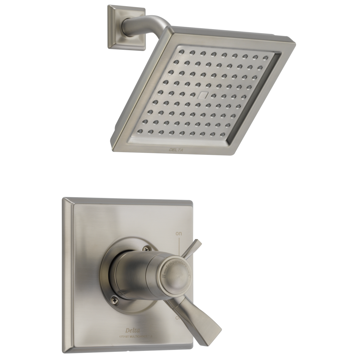 DELTA Dryden TempAssure 17T Series Shower Trim — Stainless