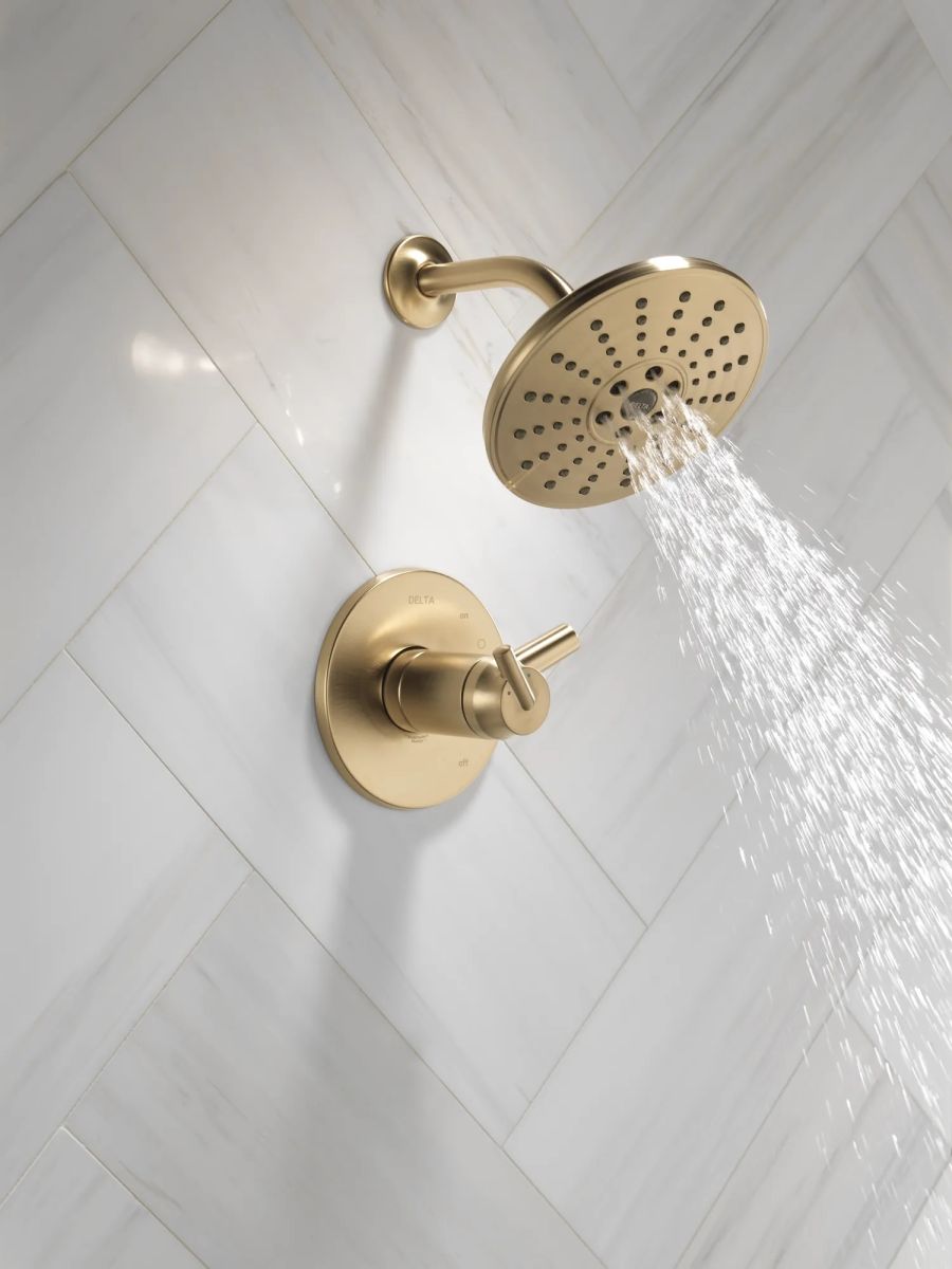 DELTA Trinsic TempAssure 17T Series H2OKINETIC Shower Trim — Champagne Bronze