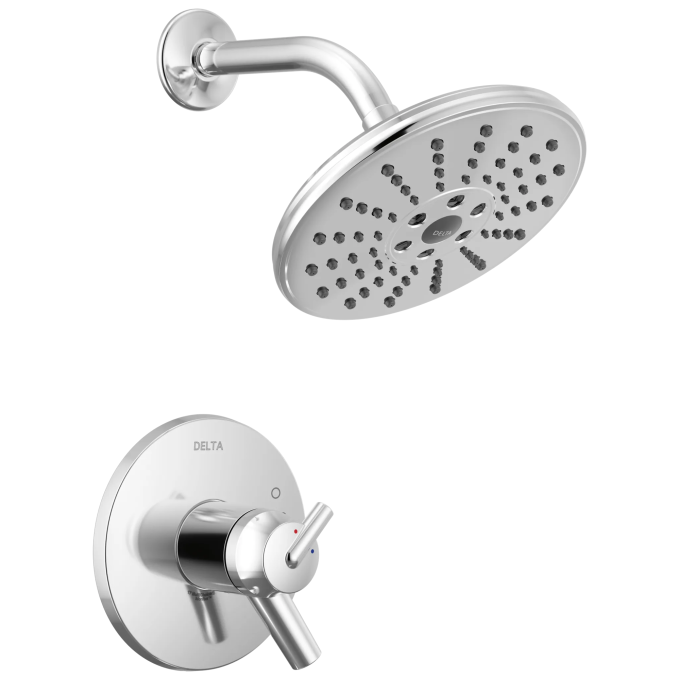 DELTA Trinsic TempAssure 17T Series H2OKINETIC Shower Trim — Chrome