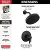 DELTA Galeon 17T Series Shower Trim with UltraSoak — Matte Black