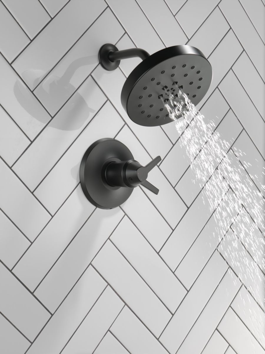 DELTA Galeon 17T Series Shower Trim with UltraSoak — Matte Black