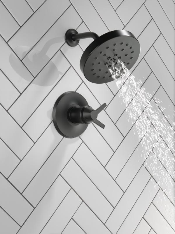 DELTA Galeon 17T Series Shower Trim with UltraSoak — Matte Black
