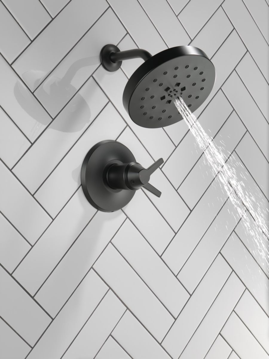 DELTA Galeon 17T Series Shower Trim with UltraSoak — Matte Black