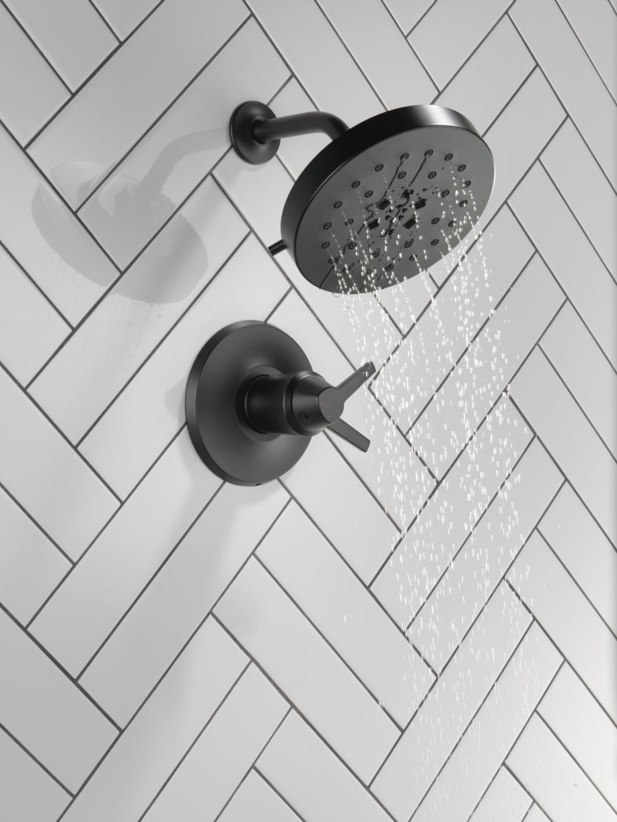 DELTA Galeon 17T Series Shower Trim with UltraSoak — Matte Black
