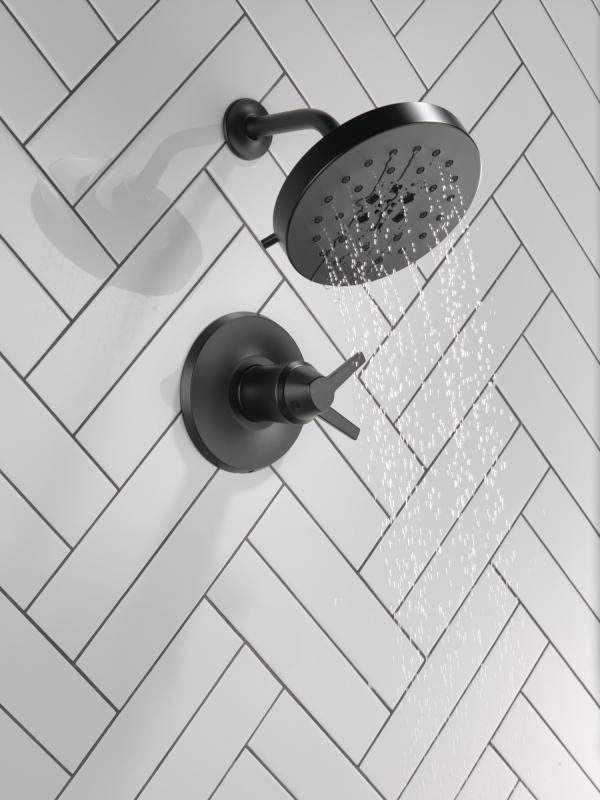 DELTA Galeon 17T Series Shower Trim with UltraSoak — Matte Black