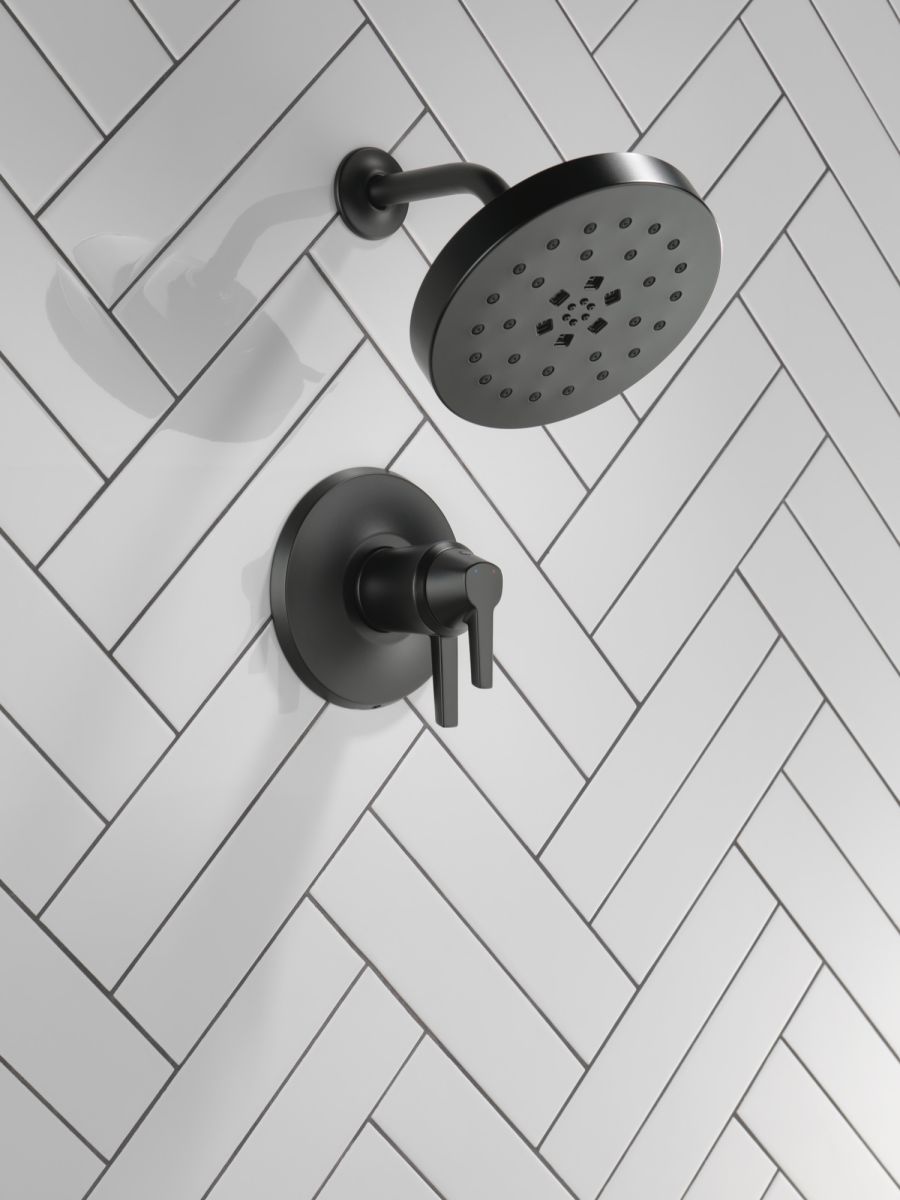 DELTA Galeon 17T Series Shower Trim with UltraSoak — Matte Black