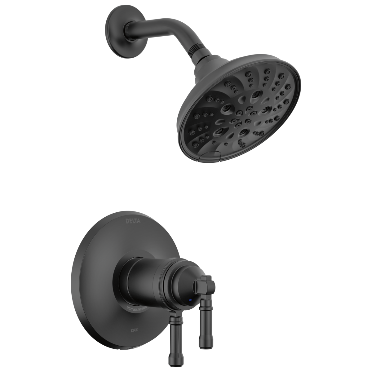 DELTA Broderick 17T Series Shower Trim — Matte Black