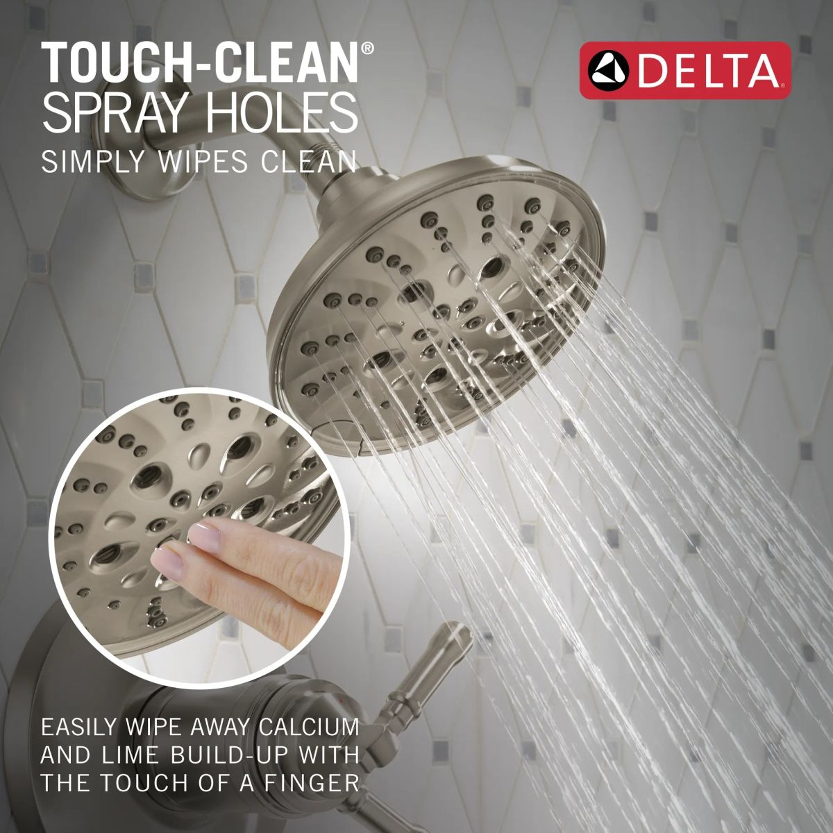 DELTA Broderick 17T Series Shower Trim — Lumicoat® Stainless