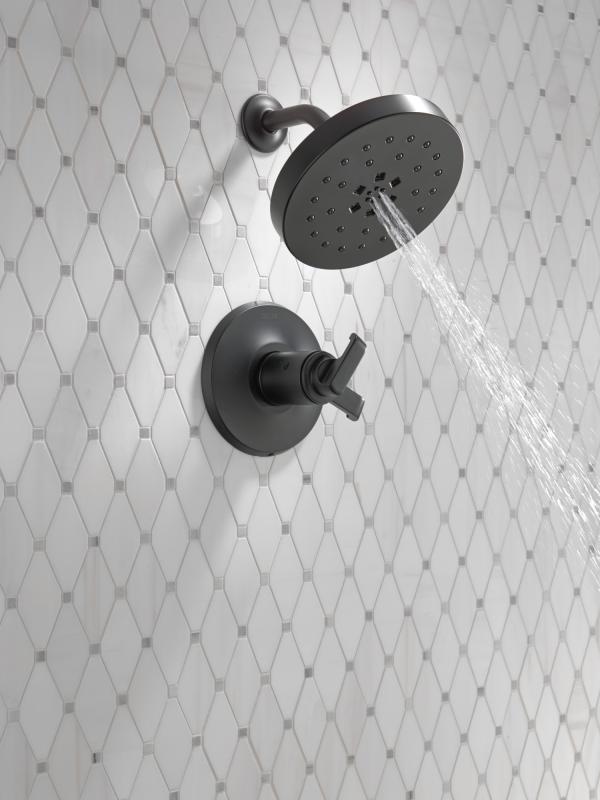 DELTA Tetra 17T Series Shower Trim — Matte Black