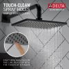 DELTA Pivotal TempAssure 17T Series H2OKINETIC Shower Trim — Matte Black