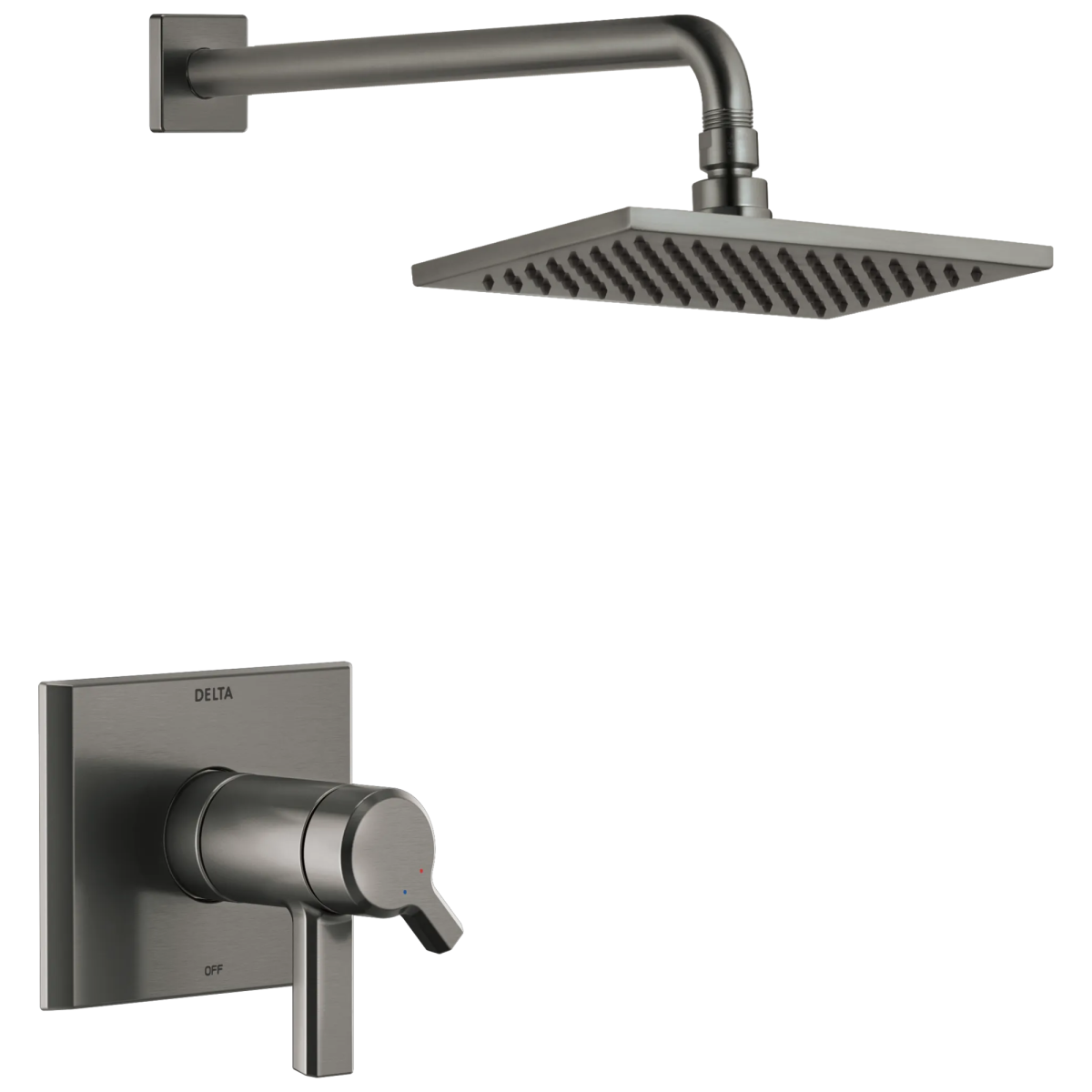 DELTA Pivotal TempAssure 17T Series H2OKINETIC Shower Trim — Lumicoat® Black Stainless