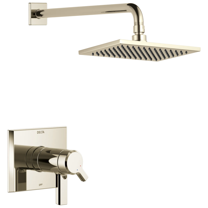 DELTA Pivotal TempAssure 17T Series H2OKINETIC Shower Trim — Lumicoat® Polished Nickel