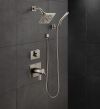 DELTA Universal Showering Components Square Wall Elbow for Hand Shower — Stainless