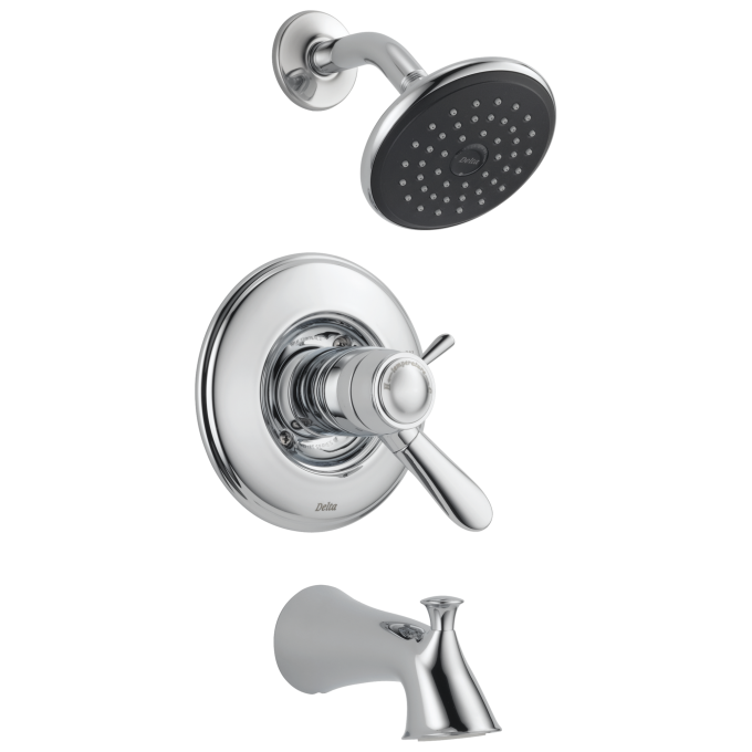 DELTA Lahara TempAssure 17T Series Tub & Shower Trim — Chrome